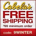 Cabela’s Free Shipping & Weekly Product Specials